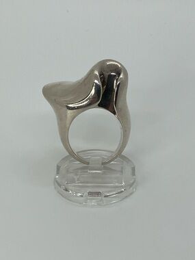 Vtg 925 Sterling Silver Mappins Sculptural Abstract Statement Ring